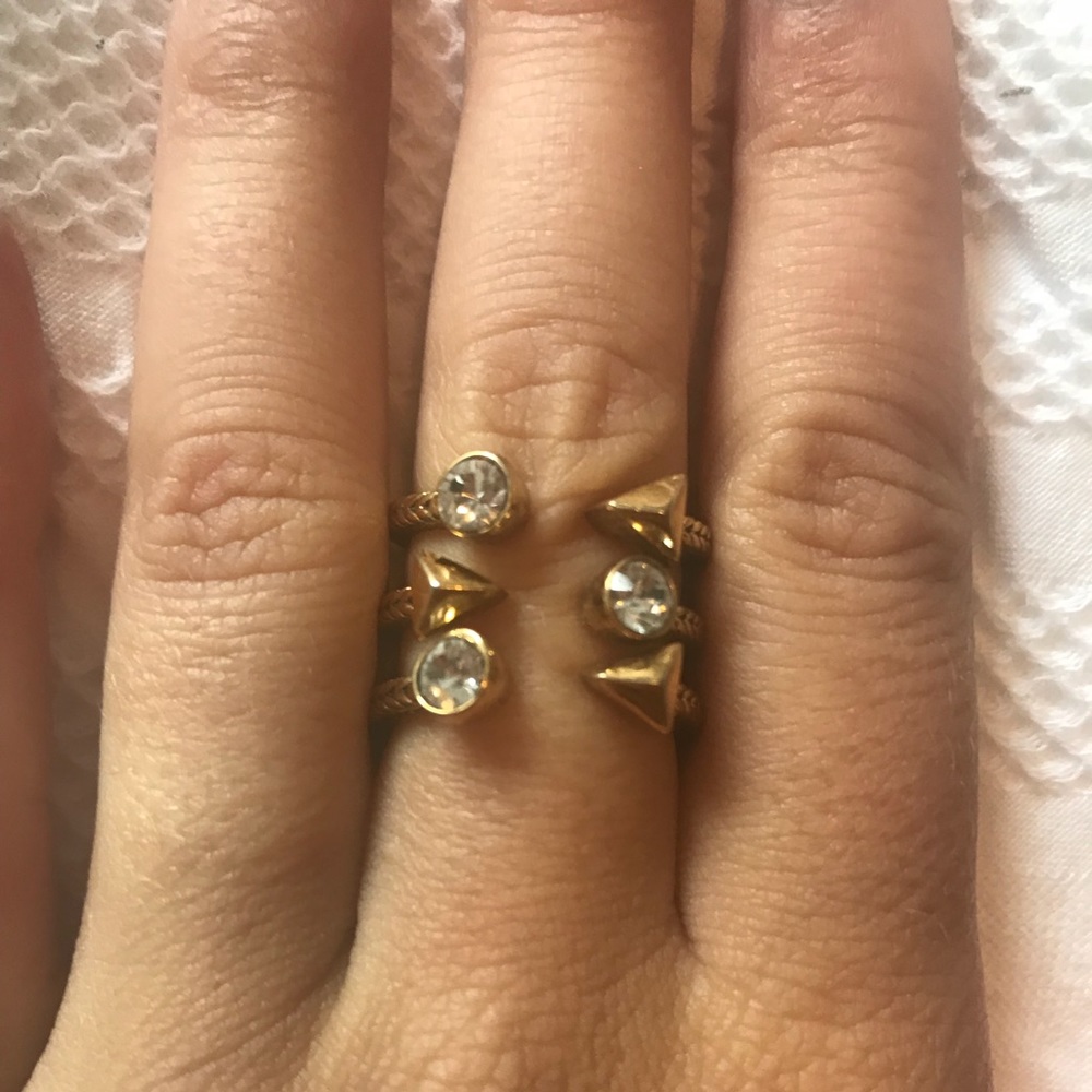 Erickson Beamon Rocks Three Band Ring - Picture 3 of 3
